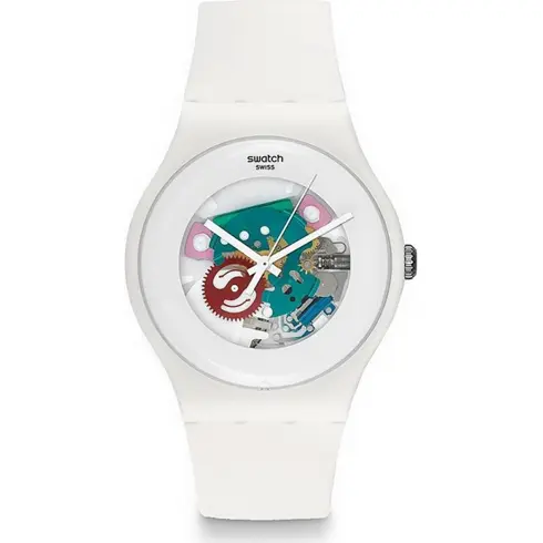 SUOW100 SWATCH  NEW GENT- WHITE LACQUERED ručni sat