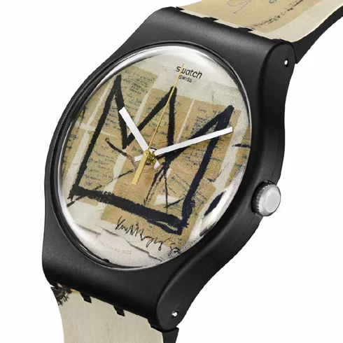 SUOZ355 SWATCH Untitled By Jean Michel Basquiat ručni sat