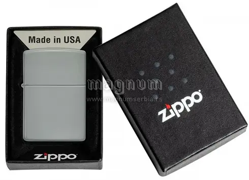 Z49452 ZIPPO Upaljač-Flat Siva