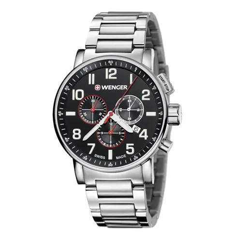 01.0343.105 WENGER Attitude Chrono  Stainless Steel Swiss Made ručni sat      