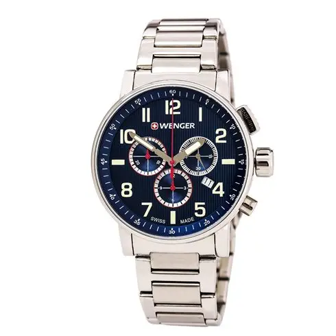 01.0343.106 WENGER Attitude Chrono  Stainless Steel Swiss Made ručni sat      