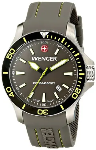 01.0641.110 WENGER Sea Force 3H Grey Men's Swiss made ručni sat