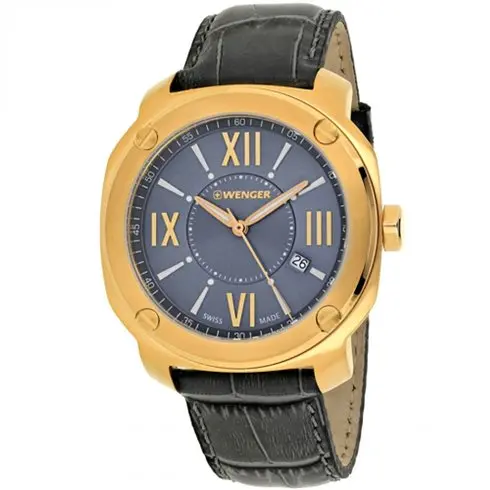 01.1141.120 WENGER Edge Romans Gold Men's Swiss Made ručni sat