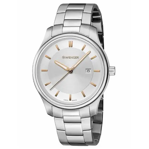 01.1421.105 WENGER - 'City Classic' Silver Women's  Swiss Made ručni sat