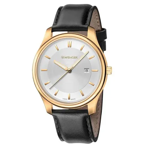 01.1441.106 WENGER City Classic Gold Men's Swiss Made ručni sat