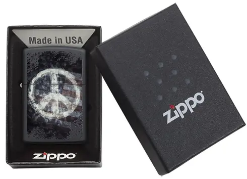 Z28864 ZIPPO Peace on Flag upaljač