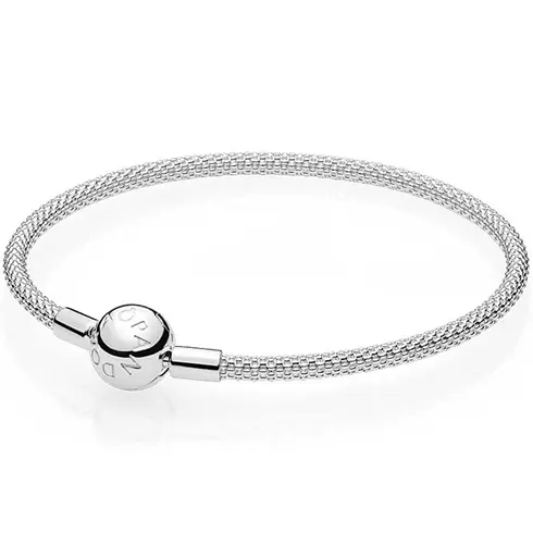 596543-19  PANDORA Moments Srebrna Mesh narukvica