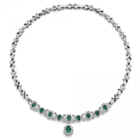 12032.205 OLIVER WEBER Princess Emerald ogrlica