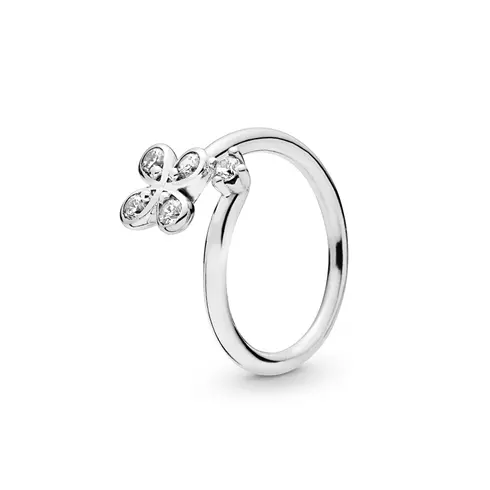 197988CZ-54 PANDORA Four-Petal Flower prsten