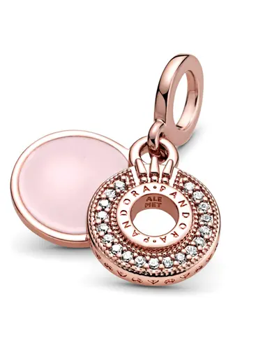 PANDORA 789055C01 Viseći privezak Svetlucava Pandora O kruna