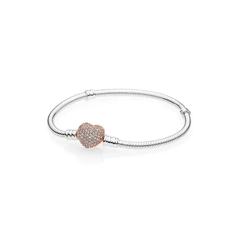 586292CZ-16 PANDORA Moments Rose Pave srce narukvica