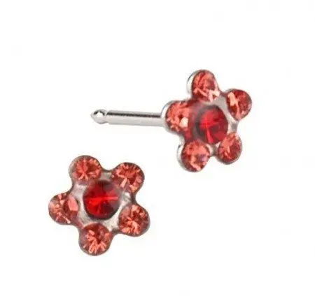 7512-6227 DAISY PADPARADSCHA & JULY RUBY (RED) WHITE