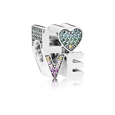 797189NRPMX PANDORA Moments Raznobojna ljubav privezak