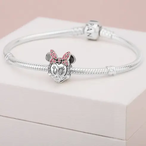 797496CZS PANDORA Disney Minnie Mouse Pink privezak