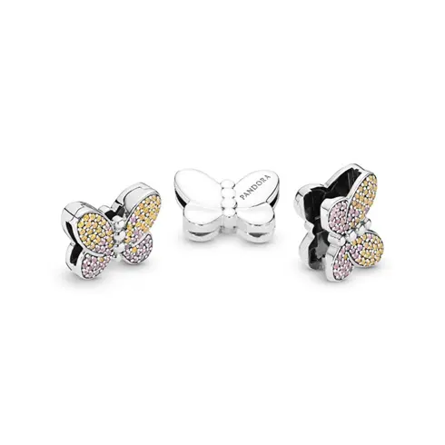 797864CZM PANDORA Pavé Butterfly Clip privezak