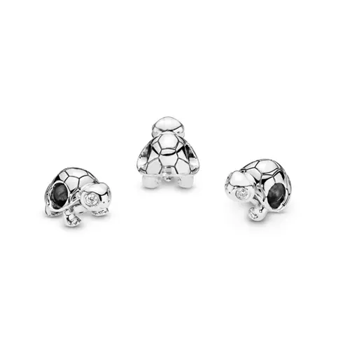 797878CZ PANDORA Bright-Eyed Turtle nakit privezak