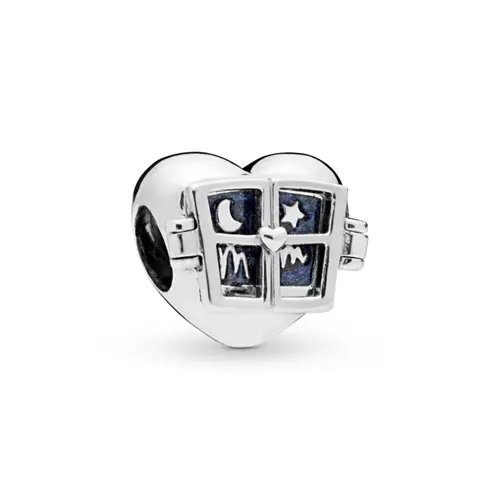 798006EN63 PANDORA Window Heart privezak