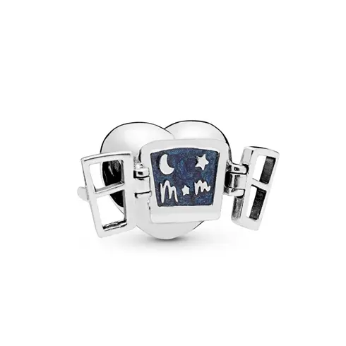 798006EN63 PANDORA Window Heart privezak