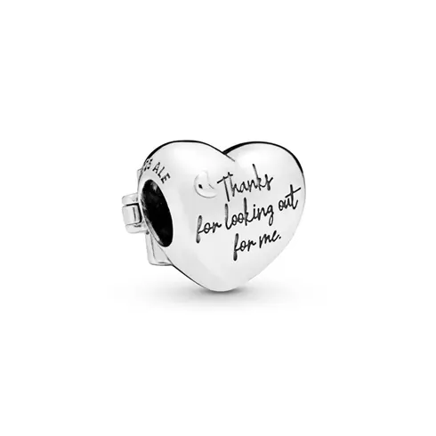 798006EN63 PANDORA Window Heart privezak