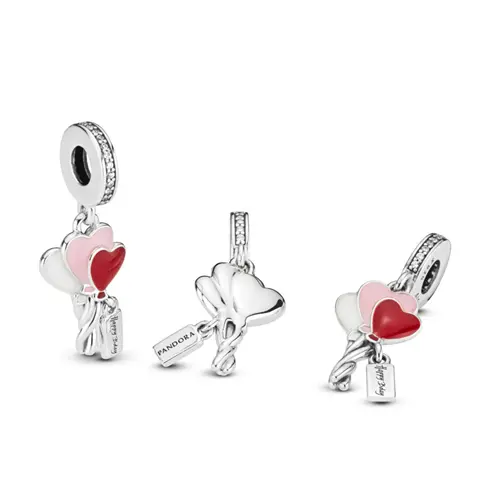 798076CZ PANDORA Heart Balloons privezak