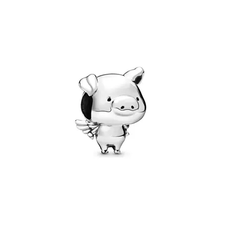 798253 PANDORA Pippo The Flying Pig privezak
