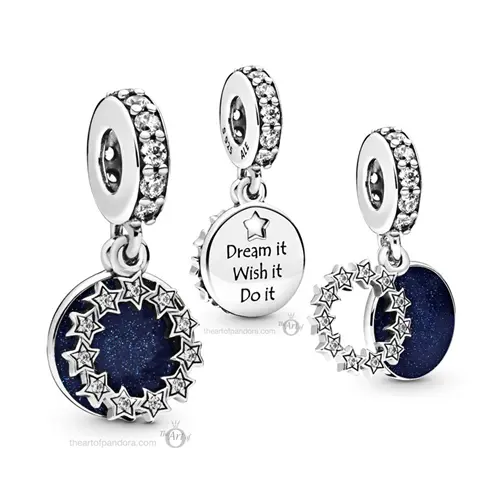 798433C01 PANDORA Inspirational Stars Dangle privezak