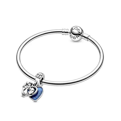 798634C01 PANDORA Disney Lady and the Tramp Heart Dangle privezak