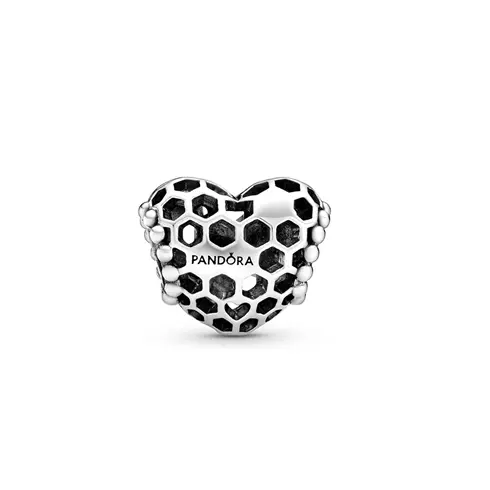 798769C00 PANDORA Bee Happy Honeycomb Heart privezak