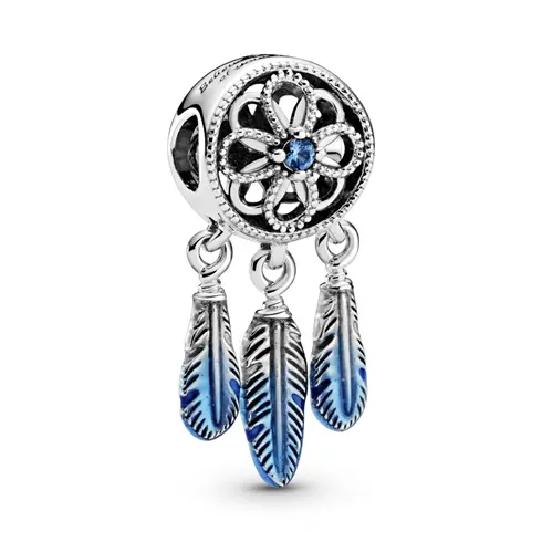 Pandora 799341C01 Blue Dreamcatcher privezak