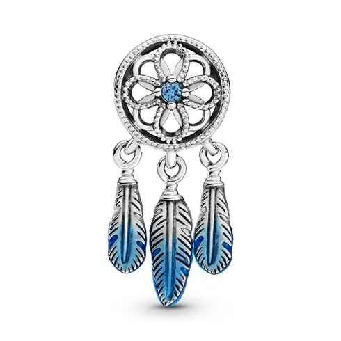 Pandora 799341C01 Blue Dreamcatcher privezak