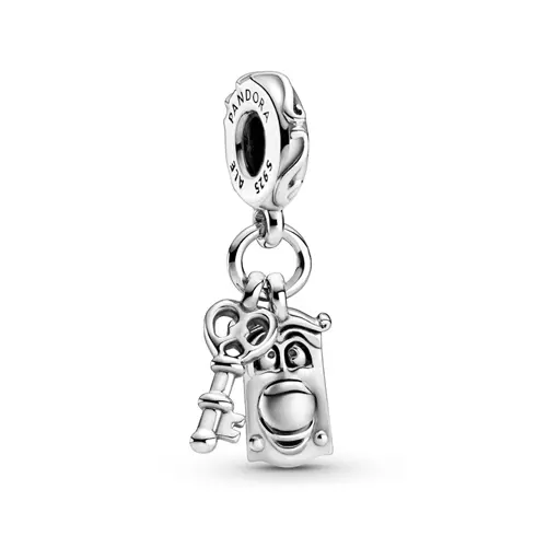 Pandora 799344C00 Disney Alice in Wonderland Key & Door Knob privezak