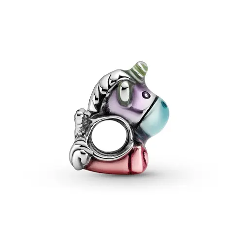 Pandora 799353C01 Colourful Rainbow Bruno the Unicorn privezak