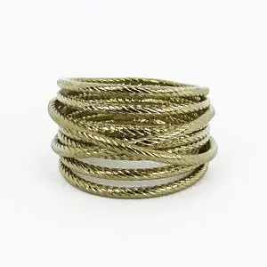 99751/GD STORM NAKIT-Cartel Twist Ring Gold