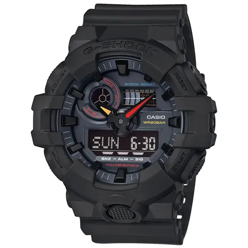 GA-700BMC-1AER CASIO G-Shock Black x Neon muški ručni sat