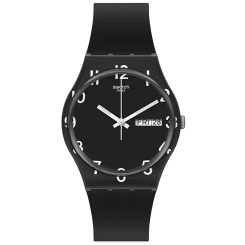 GB757 SWATCH Over Black unisex ručni sat