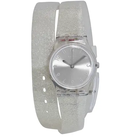 LK343 SWATCH Lady Silver Glistar ručni sat