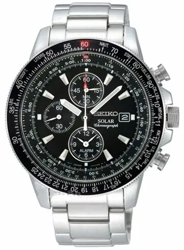 SSC009P1 SEIKO Solar Pilot Alarm Chronograph muški ručni sat