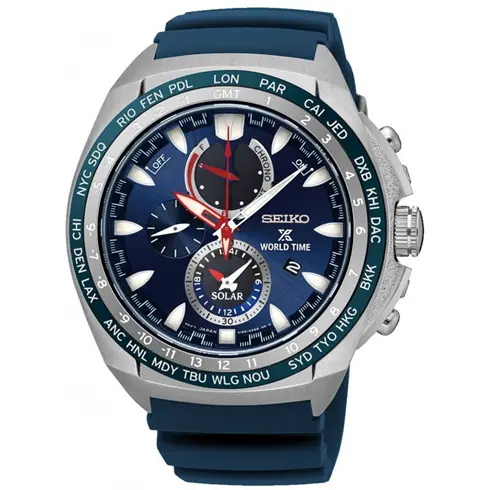 SSC489P1 SEIKO Prospex Sea World Time Solar Chronograph muški ručni sat