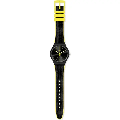 SUOB406 SWATCH Black Cord unisex ručni sat