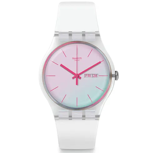 SUOK713 SWATCH Polawhite ženski ručni sat