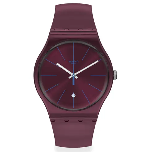 SUOR402 SWATCH Burgundazing unisex ručni sat