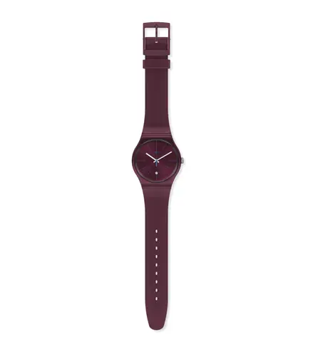 SUOR402 SWATCH Burgundazing unisex ručni sat