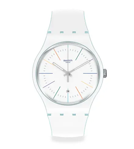 SUOS404 SWATCH White Layered unisex ručni sat