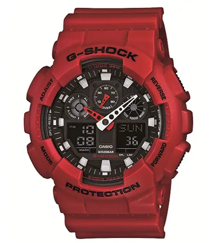 GA-100B-4AER CASIO G-Shock unisex ručni sat