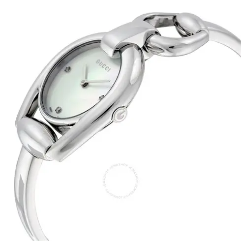 Gucci Horsebit mother of pearl ručni sat