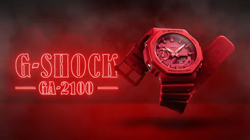 GA-2100-4AER CASIO G-Shock Octagon unisex ručni sat