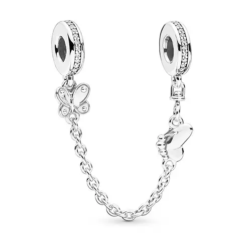 797865CZ-05 PANDORA Moments Butterflies sigurnosni lančić