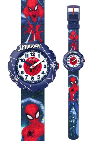 ZFLSP012 SWATCH FLIK FLAK Spajder-man dečiji ručni sat