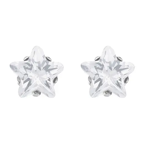 7522-0402 CUBIC ZIRCONIA 5MM WHITE TIFFANY STAR CUT