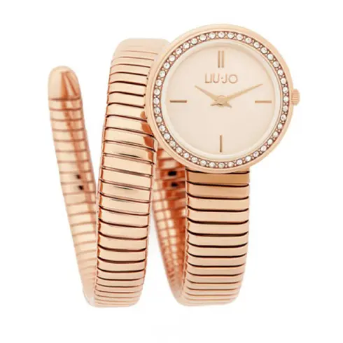 TLJ1650- LIU JO Fashion Twist Rose Gold ženski ručni sat